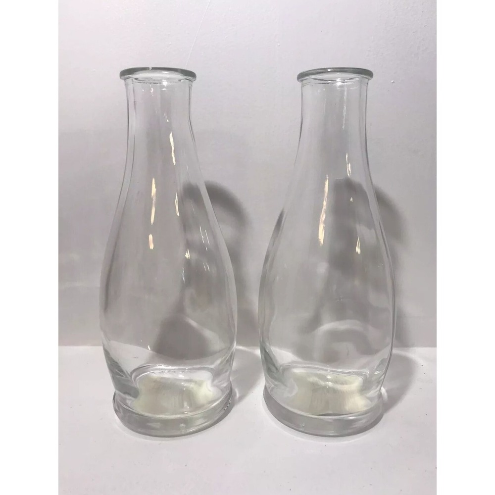 Italian Glass Bottles Global Amici Pre-owned But Unused 7" Tall